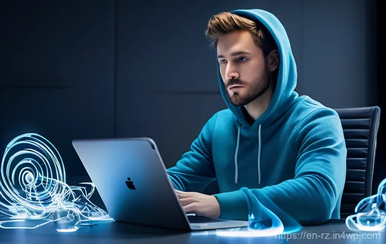 마인드풀테크와 인식 변화 - Image Prompt 1: The Overwhelm of Digital Clutter**