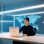 Home 18 마인드풀테크의 개발과정에서의 도전과제 - **Prompt 1: Transparent Digital Privacy**
"A serene and modern individual, casually dressed in c...